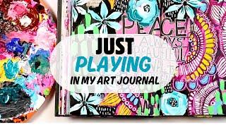 just playing in my art journal