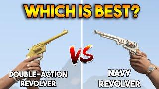 GTA 5 ONLINE : NAVY REVOLVER VS DOUBLE ACTION REVOLVER (WHICH IS BEST REVOLVER?)