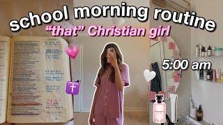 5AM "THAT" CHRISTIAN GIRL SCHOOL MORNING ROUTINE ️