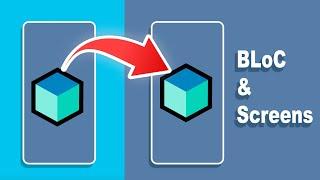 How to use bloc pattern between two screens | Flutter BLoC state management