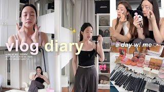 VLOG DIARY🩰 | quick GRWM, makeup class กับช่างแต่งหน้าที่คิวแน่นที่สุด, fav snacks | Beamsareeda