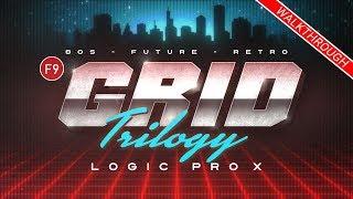 F9 Grid Trilogy for Logic Pro X - Walkthrough Video . Future retro / 80s