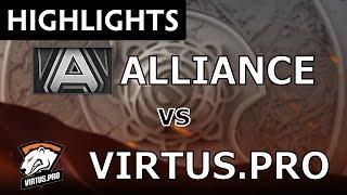 Alliance vs Virtus.pro - The International 2016 Qualifiers - Dota Highlights