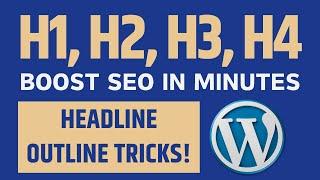 How to Use H1, H2, and H3 Tags for Perfect Blog Post Formatting (Proper Headlines Outline)