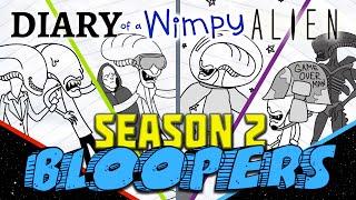 Diary of a Wimpy Alien SEASON 2 BLOOPER REEL (Diary of a Wimpy Kid / Alien / Predator / Parody)