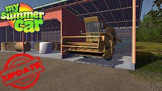 COMBINE HARVESTER - NEW FARMING JOBS - My Summer Car Update #35 | Radex