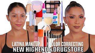 LATINA MAKEUP | FULL FACE *new* HIGH-END & DRUGSTORE + COLOR CORRECTING & WEAR TEST | MagdalineJanet