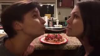 Lady & the Tramp Reenactment - National Pasta Day