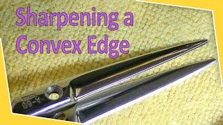 Easy Tip for Sharpeners when Sharpening a Convex Edge on Shears for Salons and Groomers