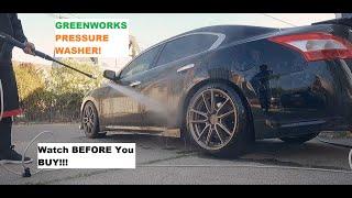 Greenworks 1600 PSI Electric Pressure Washer! (Review!)