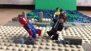 Lego Bully Maguire and Jimbo VS Jack Sparrow and Tom Holland