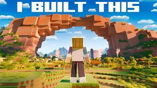 I built the world from the Minecraft Movie