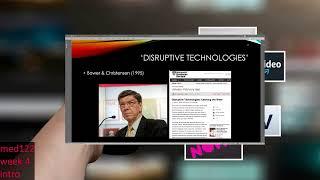 MED122 week 4 60 second (or so) lecture:  TV disrupted #med122