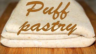 Easy Puff Pastry Recipe | No Yeast, No Eggs