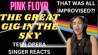 Teen Opera Singer Reacts To Pink Floyd - The Great Gig In The Sky