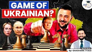 What is Ukraine’s Game Plan? | Trump & Zelensky | Russia War | UPSC GS2