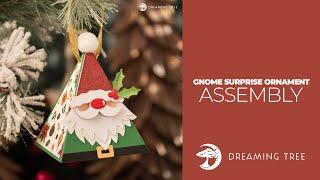 SVG File - Gnome Surprise Ornament - Assembly Tutorial (Cricut, Silhouette CAMEO, ScanNCut)