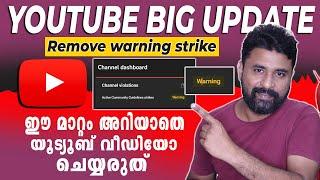 Big Good News-Remove warning strike-NEW YouTube Community Guidelines System