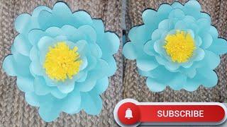 Easy Paper Flower Making || DIY || Arabella Paper Flower Tutorial || Decoration Ideas