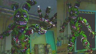 All Springtrap Jumpscares In The Security Room