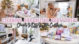 BIRTHDAY PARTY PREP & HAUL, FRIDGE CLEAN OUT, ORGANIZING + MORE! / Check It Off With Caitlyn