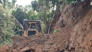 CAT D6R XL Bulldozer Crush Mountain Hills for Road Construction in Minutes!!