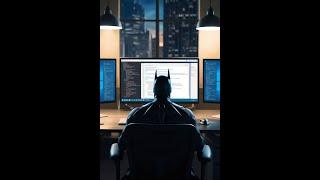 Batman Doing Crazy  Coding to catch techy villains in Gotham City. If he can than you can too...