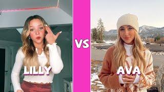 Lilly Ketchman Vs Ava Kolker TikTok Dances Compilation