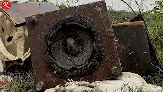 Restoration old broken abandoned speakers –Restore and reuse old subwoofers