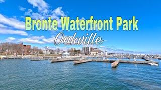 [4K]  BRONTE WATERFRONT PARK Oakville, Ontario | Walking Tour with Captions