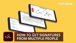 How to get signatures from multiple people: Adobe Sign tutorial