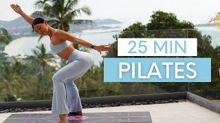 25 MIN EXPRESS PILATES WORKOUT || Dynamic Intermediate Pilates (No Equipment)