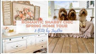 ROMANTIC SHABBY CHIC SPRING HOME TOUR | & BLU by JayDee