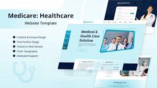 Medicare: Responsive Healthcare Website Template | Medical Website Template and Theme by GCL