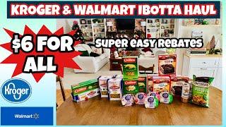 KROGER & WALMART IBOTTA HAUL/ Completing my weekend warrior & working towards the Wrapping bonus