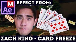 Zach King - Card Freeze + рус субтитры: After Effects Tutorial