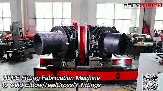 HDPE Fitting Fabrication Machine(Elbow/Tee/Cross/Y fittings)/Машина для изготовления фитингов HDPE