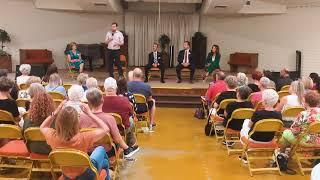 Andrew Horne speaking to Desert Progressives