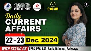 22 - 23 December Current Affairs 2024 | Daily Current Affairs | Current Affairs Today