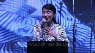 Horchuila Langyza sings 'God Provides' at North East India Choral Competition 2018