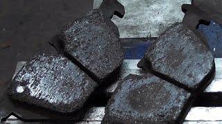 Ferodo DS2500 brake pads after 50 laps on the Nordschleife