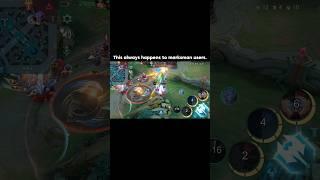 Using a marksman is really hard #mobilelegends ##shorts