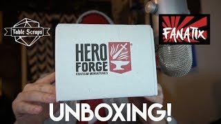 Hero Forge Custom Mini Unboxing! 3 Premium Plastic Minis for Table Scraps