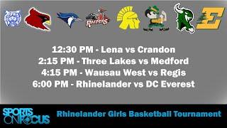 Rhinelander Girls Basketball Tournament - Day 1