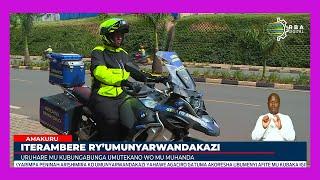 Ubuhanga bwa AIP Kyarimpa Peninah utwara moto ya Polisi ipima ibiro 700 | Iterambere rye