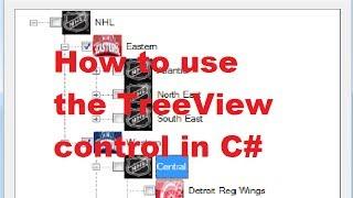 How to use the TreeView control in C#