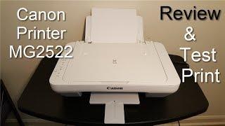 Canon PIXMA MG2522 Printer Review & Print Test - 2020 - (Not a Unboxing Video)!