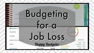 Budgeting for a Job Loss | Scorched Earth Budget | Happy Budgeter