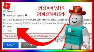 ANYONE / DEVS CAN NOW MAKE ROBLOX VIP SERVERS *FREE* (HOW TO DO IT)