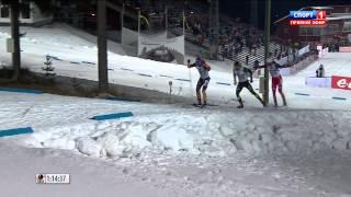 Biathlon Ostersund 2014 - Spectacular FINISH! (Fourcade - Schempp - Birkeland)